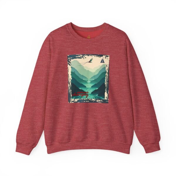 Sudadera unisex inspirada en la naturaleza de Semuc Champey, perfecta para los amantes de la moda.
