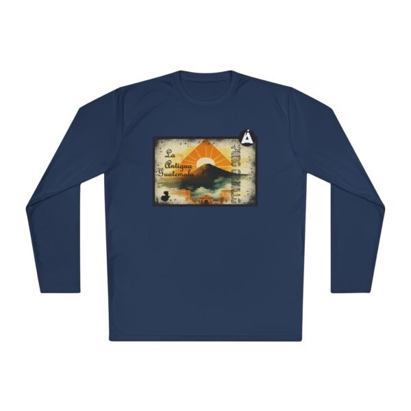 Camiseta de La Antigua Guatemala, manga lasrga, unisex, para viajeros, ropa de aventura única.