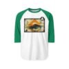 Camiseta de La Antigua Guatemala, manga tres cuartos estilo retro, unisex, para viajeros, ropa de aventura única.