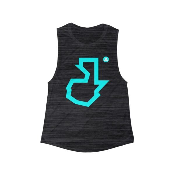 Camiseta de tirantes de GUATE, elegante y gráfica para mujer, perfecta para entrenar en verano o para uso diario.