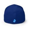 Elegante gorra bordada cerrada para cualquier ocasión.