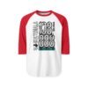Una camisa unisex de manga tres cuartos con diseño inspirado en Guatemala, su estilo deportivo una excelente adición al guardarropa.