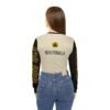 Camisa de manga larga con cuello en V para mujer, inspirada en La Antigua, le da un toque de estilo a tu guardarropa.