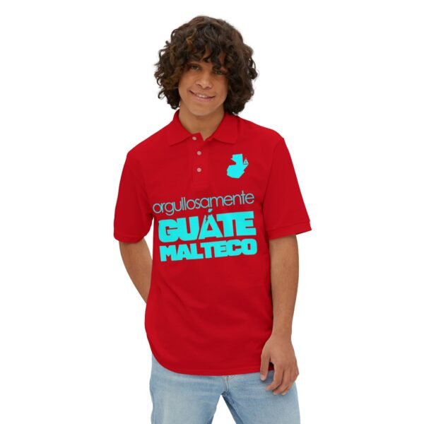 Pique Polo for Proud Guatemalans, Casual Tee, Summer Wear, Gift for Dad, Ethnic Pride Shirt, Everyday Comfort Top