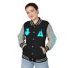 Trendy Unisex Letterman Jacket, Casual Streetwear, Retro College Style, Personalized Gift, Cool Outdoor Layer