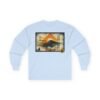 Camiseta de manga larga inspirada en La antigua Guatemala, unisex, ideal para quienes aman viajar y la aventura.