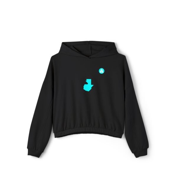 Sudadera de GUATE, con capucha ceñida para mujer, su cintura elástica y suave le da un aspecto moderno.