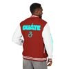 Trendy Unisex Letterman Jacket, Casual Streetwear, Retro College Style, Personalized Gift, Cool Outdoor Layer