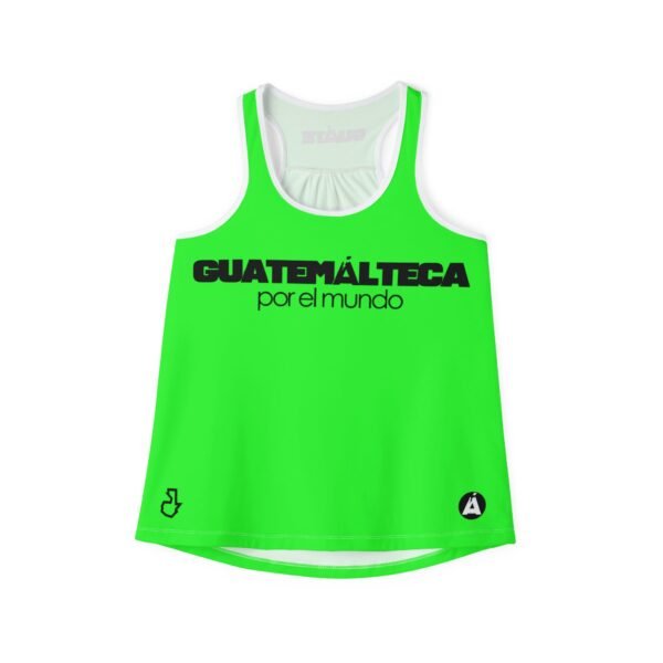 Camiseta sin mangas de GUATE para mujer, divertida y colorida para el verano o hacer ejercicio.