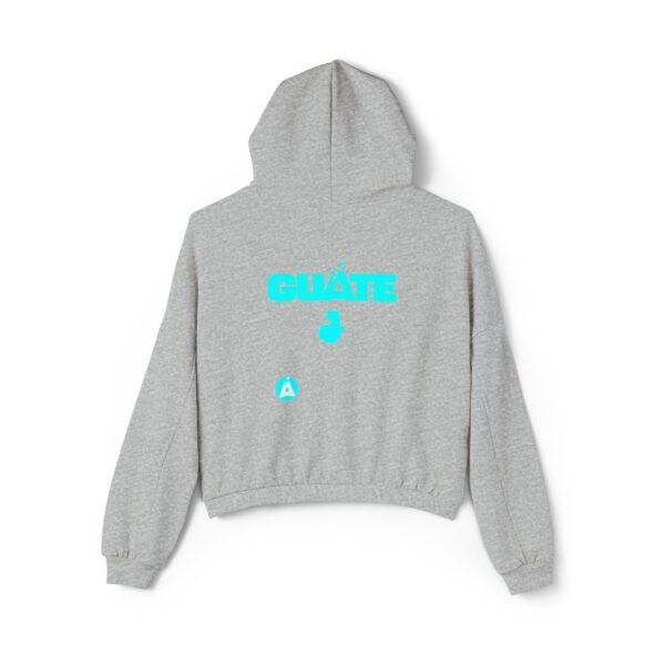 Sudadera de GUATE, con capucha ceñida para mujer, su cintura elástica y suave le da un aspecto moderno.