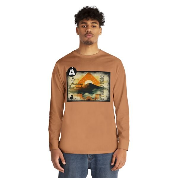 Camiseta de La Antigua Guatemala, manga larga, unisex, para viajeros, ropa de aventura única.