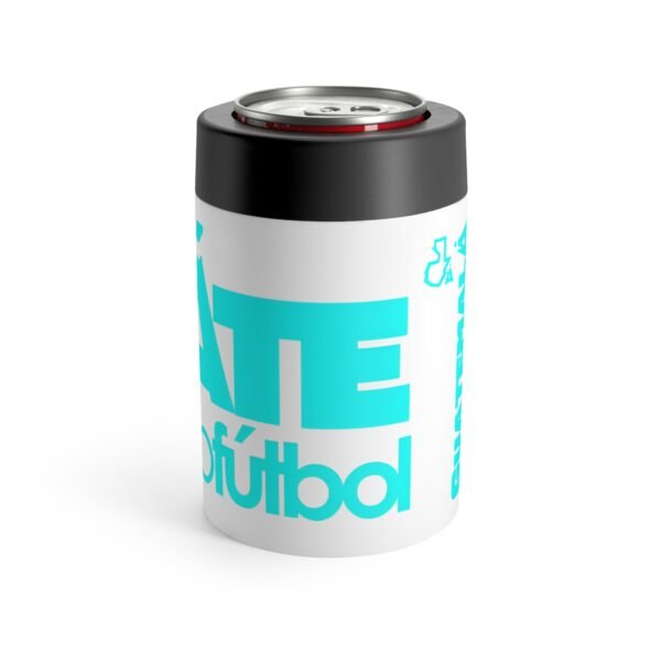 Enfriador de latas de cerveza de GUATE. Ideal para disfrutar del fútbol.