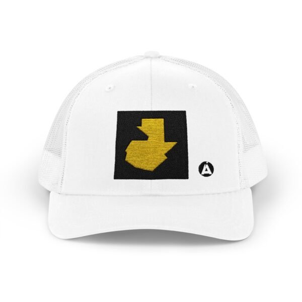 Gorra snapback con el mapa de Guatemala es la gorra casual perfecta para los amantes de los viajes y la aventura.