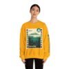 Sudadera unisex de cuello redondo de inspiración vintage de Samabaj, una prenda acogedora y moderna.