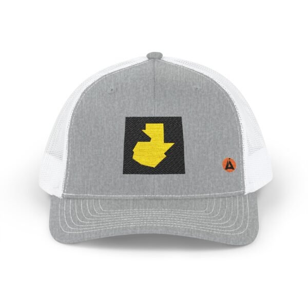 Gorra Trucker con el mapa de Guatemala es perfecta para aventuras al aire libre, ropa casual, viajes y festivales.