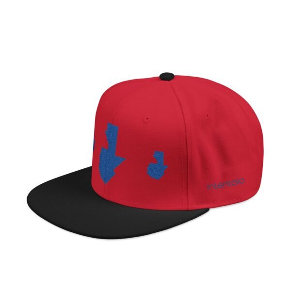 Gorra plana con visera ajustable y diseño de GUATE,  moderna para uso casual.