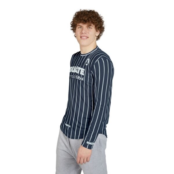 Camisa de manga larga de Guatemala con protección UV para hombre, con rayas nauticas. ligera y cómoda.