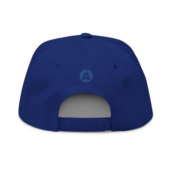 Gorra plana con visera ajustable y diseño de GUATE,  moderna para uso casual.
