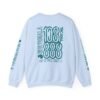 Sudadera unisex de cuello redondo de inspiración vintage de Samabaj, una prenda acogedora y moderna.