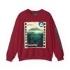 Sudadera unisex de cuello redondo de inspiración vintage de Samabaj, una prenda acogedora y moderna.
