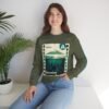 Sudadera unisex de cuello redondo de inspiración vintage de Samabaj, una prenda acogedora y moderna.