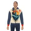 Sudadera con capucha unisex con cremallera, con diseño de El Paredón, una opción diferente para salir de viaje.