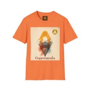 Camiseta unisex  con diseño de GUATE, perfecta para aventureros y trotamundos.