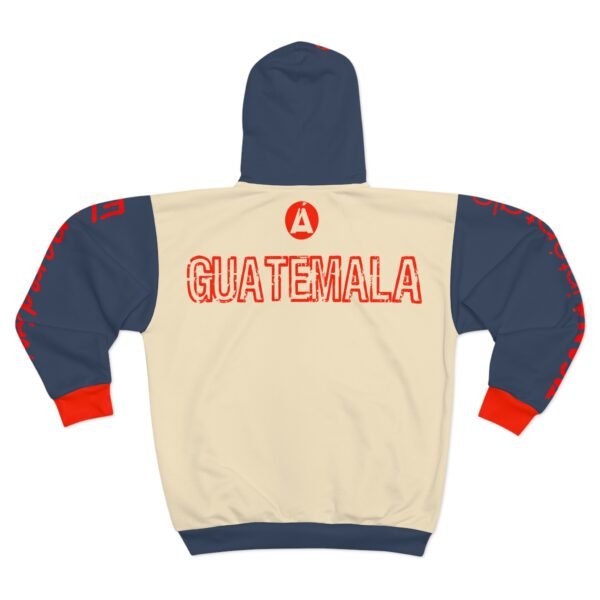 Sudadera con capucha unisex con cremallera, con diseño de El Paredón, una opción diferente para salir de viaje.