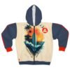 Sudadera con capucha unisex con cremallera, con diseño de El Paredón, una opción diferente para salir de viaje.