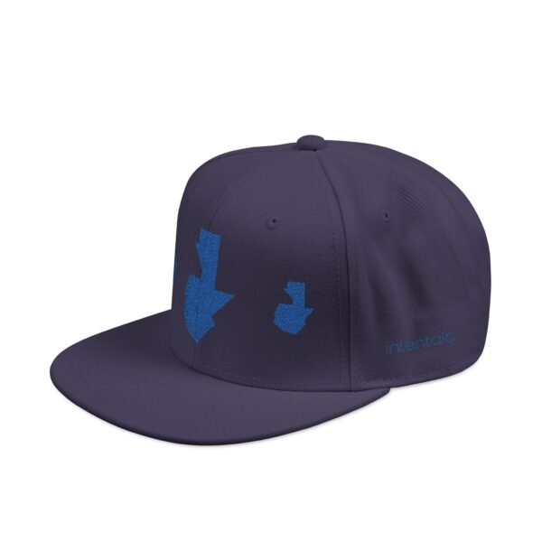 Gorra plana con visera ajustable y diseño de GUATE,  moderna para uso casual.