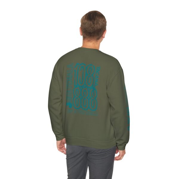 Sudadera unisex de cuello redondo de inspiración vintage de Samabaj, una prenda acogedora y moderna.