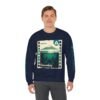 Sudadera unisex de cuello redondo de inspiración vintage de Samabaj, una prenda acogedora y moderna.