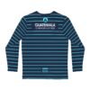 Camisa de manga larga de GUATEMALA con rayas para hombre, perfecta para un look casual y deportivo.