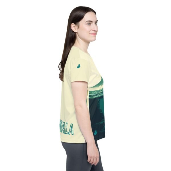 Women's Nature-Inspired Sports Jersey, Outdoor Activity Top, Travel Shirt, Adventure Gear, Gift for Nature Lovers