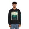 Sudadera unisex de cuello redondo de inspiración vintage de Samabaj, una prenda acogedora y moderna.