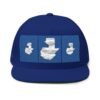 Gorra plana con visera ajustable y diseño de GUATE,  moderna para uso casual.