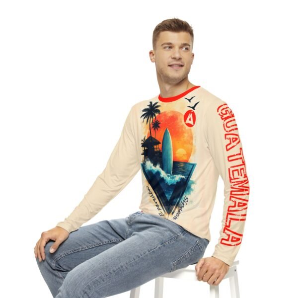 Camisa de hombre de El Paredón, ropa de playa, regalo para surfistas y viajeros, ropa informal para el día a día.