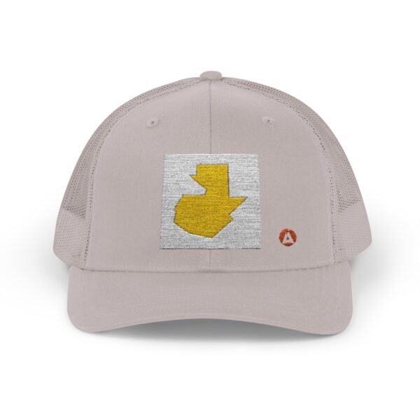 Gorra snapback con el mapa de Guatemala es la gorra casual perfecta para los amantes de los viajes y la aventura.