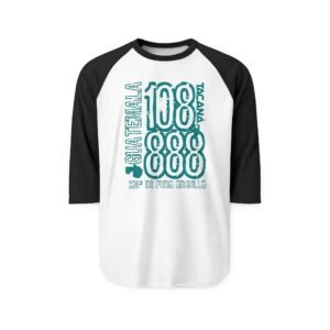 Camisa de manga tres cuartos unisex, con diseño guatemalteco, orgullo cultural, atuendo vacacional