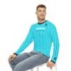 Camisa de manga larga de GUATEMALA con rayas para hombre, perfecta para un look casual y deportivo.