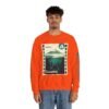 Sudadera unisex de cuello redondo de inspiración vintage de Samabaj, una prenda acogedora y moderna.