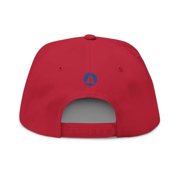 Gorra plana con visera ajustable y diseño de GUATE,  moderna para uso casual.