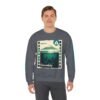 Sudadera unisex de cuello redondo de inspiración vintage de Samabaj, una prenda acogedora y moderna.