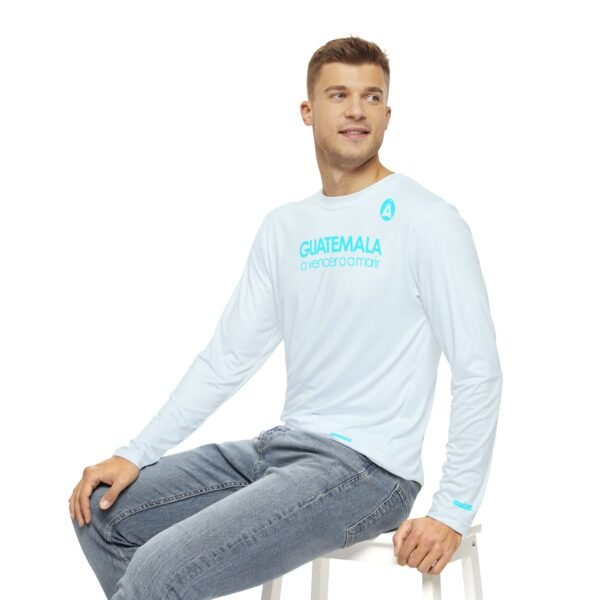 Camisa de manga larga de GUATEMALA para hombre, perfecta para un look casual y deportivo.