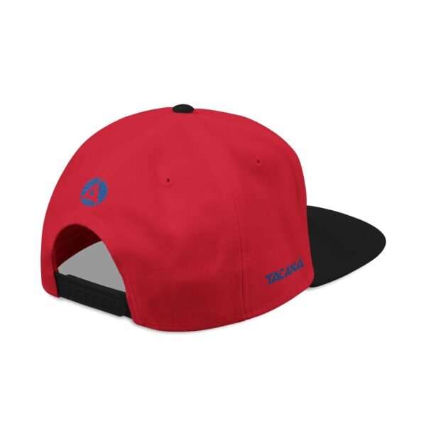 Gorra plana con visera ajustable y diseño de GUATE,  moderna para uso casual.