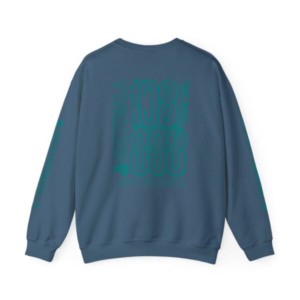 Sudadera unisex de cuello redondo de inspiración vintage de Samabaj, una prenda acogedora y moderna.