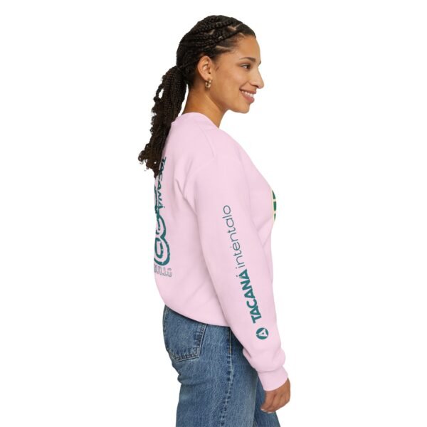 Sudadera unisex de cuello redondo de inspiración vintage de Samabaj, una prenda acogedora y moderna.