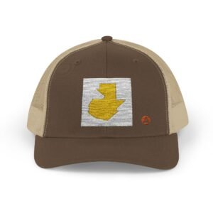 Gorra snapback con el mapa de Guatemala es la gorra casual perfecta para los amantes de los viajes y la aventura.