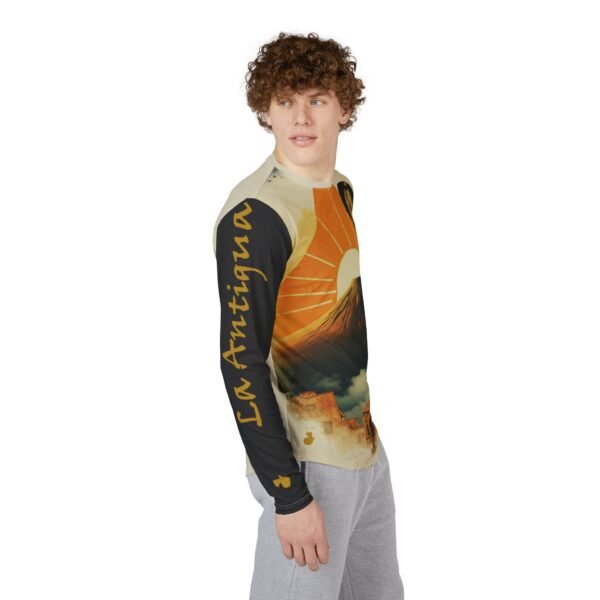 Camisa manga larga hombre de La Antigua, protección UV, para amantes de las actividades al aire libre.