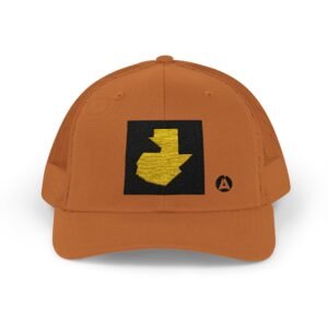 Gorra snapback con el mapa de Guatemala es la gorra casual perfecta para los amantes de los viajes y la aventura.